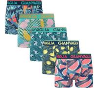 BestSale247 Lot de 3 - 5 boxers pour homme - Sous-vêtements - Boxers rétro - Trunks en coton super doux, L