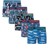 BestSale247 Lot de 3 ou 5 boxers pour homme - Sous-vêtements - Boxers rétro - Trunks en coton super doux, M