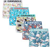 BestSale247 Lot de 3 ou 5 boxers pour homme - Sous-vêtements - Boxers rétro - Trunks en coton super doux, M