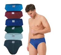 BestSale247 Lot de 6 slips pour homme - Côtes fines - Rétro - En coton - Taille M/5 à 7XL/13, Lot de 6 / mélange de couleurs 5080, 6XL