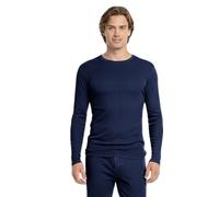 BestSale247 Maillot thermique à manches longues pour homme - avec doublure en polaire Sous-vêtements pour le ski Coton, bleu, XXL