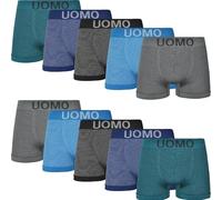 BestSale247 Uomo Lot de 10 boxers en microfibre sans couture pour homme Sous-vêtements de sport Boxer rétro, Lot de 10, XL-XXL