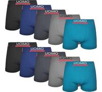 BestSale247 Uomo Lot de 10 boxers en microfibre sans couture pour homme Sous-vêtements de sport Boxer rétro, Lot de 10, M-L