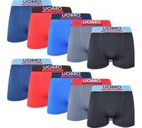 BestSale247 Uomo Lot de 10 boxers en microfibre sans couture pour homme Sous-vêtements de sport Boxer rétro, Lot de 10, XL-XXL