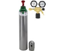 Bestschweissen.de Bouteille de gaz Argon de protection 8 l avec réducteur de pression Argon - Bouteille d'argon remplie 200 bar + réducteur de pression Ar/CO2-10 Bestschweissen.de pour soudure TIG