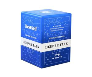 BestSelf DeepTalk Deck Outil Puissant pour établir et renforcer Les Relations en cultivant des interactions Ouvertes, engageantes et significatives - 150 invites de Conversation engageantes