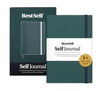BestSelf Journal de productivité sur 13 semaines avec invites, planificateur non daté et journal guidé pour homme et femme (vert forêt, 1 pièce)