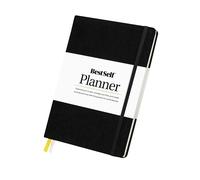 BestSelf Planificateur quotidien - Carnet de planification non daté de 6 mois pour l'organisation et la planification ; planificateur idéal pour les étudiants, les écoles, les collèges et les