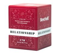 BestSelf Relationship Deck 170 invites de Discussion pour débutants - Jeux de Cartes Parfaits pour Couples pour Adultes, Cadeaux romantiques