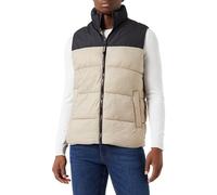 Bestseller A/S Jjetoby Collar Sn Body Warmer Gilet, Crockery/Détails : Blocage Noir, M Homme