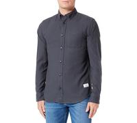 Bestseller A/S Jprblubrook T-Shirt en sergé Solide L/S Chemise de Loisirs, Sable Noir/Coupe : Confortable, M Homme