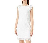 Bestseller A/S Onlarzina SL Lace Dress WVN Robe, Cloud Dancer, S Femme