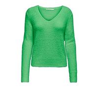 Bestseller A/S Onlella Piumo Ls Col en V CC KNT Sweater, Island Green, L Femme