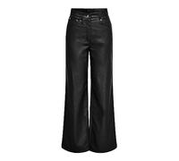 Bestseller A/S Onlhope-Mady Hw Faux Leather CC PNT Rp Pantalons, Schwarz, M x 32L Femme
