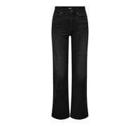 Bestseller A/S ONLMADISON Blush HW Wide DNM CRO099 Noos Pantalon en Jean pour Femme Noir délavé Taille XL 30, Washed Black, XL x 30L
