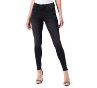 Bestseller A/S Onlwauw Mid Skinny DNM Guabox Jean, Noir, 34 FR/XS/L Femme