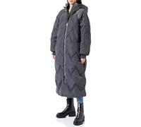 Bestseller A/S Pcjocelyn Long tampon Jacket Manteau, Gris foncé, L