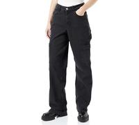 Bestseller A/S Pcjoella Pantalon Cargo, Jean Noir, S Femme