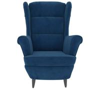 Bestseller Chaise simple - BURKE - Fauteuil salon - bleu velours FF4773
