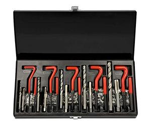 BestsQ 131 pièces Set de réparation de filetages Foret Gaines Helicoil M5 M6 M8 M10 M12