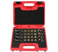 BestsQ Kit Reparation Bouchon de Vidange Tools, 64Pcs du Carter d'huile Réparation de Filetage Kit Puisard Boîte Bouchon de vidange Tool Set M13 M15 M17 M20