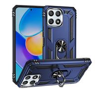 BestST Coque pour Huawei Honor X8 4G/Honor X30i/Honor Play 6T Pro +Verre trempé,Étui de Protection Soft TPU/PC Heavy Duty Dual Layer Protective Housse Etui Coque avec Support de Bague en métal,Bleu
