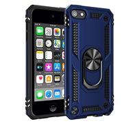 BestST Coque pour iPod Touch 5/6/7, [Protection Ultime] [Robuste] [Antichoc] [Anti-Neige] Coque Armor avec béquille intégrée + Protecteur d'écran pour Apple iPod Touch 5/6/7 (Bleu)