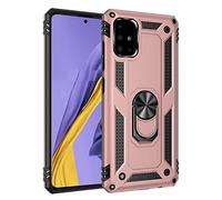 BestST Coque pour Samsung S10 Lite/Galaxy A91/M80S, Coque Etui Housse Protecteur d'écran, Antichoc Militaire [Tough Armor] Heavy Duty Shock Proof Protective Housse avec Anneau Support