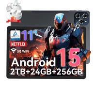 BESTTAB W90 Tablette 11"" IPS Android 15 24Go RAM 256Go ROM extensible 2To 8000mAh