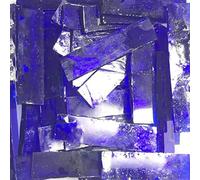 BestTeam 1 X 4 cm Bande de verre teinté, loisirs créatifs en mosaïque de verre, bricolages, assiettes, cadres photo, pots de fleurs, bijoux faits main 200g (Bleu profond)