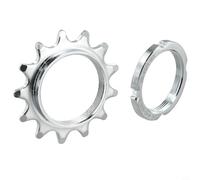 Besttoolifes 13T, roue d'inertie à vitesse unique pour VTT et vélos de route, pignon en acier 13T - 18T avec finition galvanisée, cassette de rechange légère à engrenage fixe