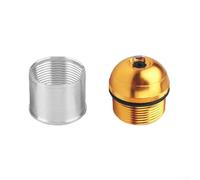 Besttoolifes 19,4 mm, bouchon de queue de canne à pêche en alliage d'aluminium - Base de support portable pour la construction et la réparation de cannes, compatible avec différents diamètres de canne