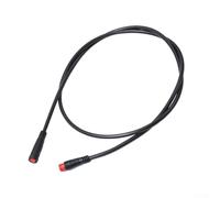 Besttoolifes 2pin Femelle-Mâle, Ebike Display Connecteur Câble - 2/3/4/5-Pin Etanche Signal Extension Cordon pour E-For Bike Components, 80cm, Plastique + Boîtier en Acier Noir