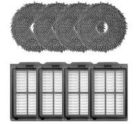 Besttoolifes 3I P10 Ultra Ensemble de pièces de rechange pour aspirateur robot comprenant des serpillères et des filtres haute performance pour un meilleur nettoyage de la maison (A)