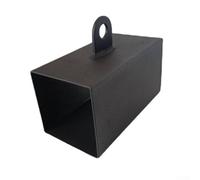 Besttoolifes 8 x 8 cm, bloc de pincement pour doigts et entraînement de force - Équipement de fitness en fer robuste pour l'haltérophilie, l'escalade et la salle de sport - 200 g/300 g/400 g