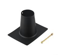 Besttoolifes Adaptateur de gouttière pour chaîne de pluie, construction en métal pour une utilisation en extérieur, ajustement sans couture pour gouttières standard, solution élégante de gestion de