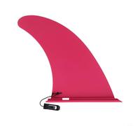 Besttoolifes Aileron de planche de surf central de 22,9 cm, aileron de surf central pour planche à pagaie coulissante avec design séparateur, aileron arrière amovible compatible avec les SUP et (rose)