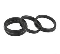 Besttoolifes Anneau de centrage de moyeu 66,6 à 57,1, entretoise de centrage de roue de voiture en plastique pour un ajustement précis et une réduction des vibrations, compatible avec plusieurs