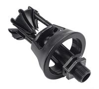 Besttoolifes Arroseur oscillant pour irrigation de jardin et verger, rayon de pulvérisation réglable de 6 à 9 m, fonctionnement basse pression de 2,5 à 3,5 kg, construction en plastique