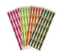 Besttoolifes Autocollant pour dos de crevettes pour matériaux de fixation de mouches - Kit de fabrication d'appâts de mouches avec yeux à nouer - Décalques d'appâts artificiels pour crevettes (L)