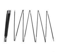 Besttoolifes Avec poteau pour 32 043 m - Ensemble de rechange en fibre de verre élastique - Tente de camping et de randonnée - Tiges de réparation portables et durables pour 4 personnes - Simple (39 m