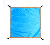 Besttoolifes Bâche de tente imperméable en tissu Oxford avec revêtement imperméable pour tête de tente avec soleil argenté pour extérieur pour camping, randonnée, plage (bleu 5656 cm)