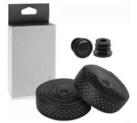 Besttoolifes Bande de guidon double couche en polyuréthane antidérapant, absorbant les chocs, résistante à la transpiration avec coussin en EVA pour vélo de route, VTT, cyclisme confortable
