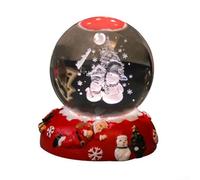 Besttoolifes Base en résine pour veilleuse boule de cristal avec visuels colorés pour décoration de chambre (A)