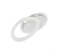 Besttoolifes Bialetti Joint d'étanchéité de rechange pour cafetière expresso Moka Blanc 39-87 mm (3 tasses + tamis )