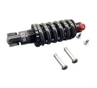 Besttoolifes Bobine d'amortisseur arrière de vélo hydraulique avec amortissement réglable et précharge du ressort 125 mm ou 150 mm compatible avec VTT, vélo pliant, vélo électrique et scooter (385,6