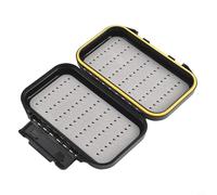 Besttoolifes Boîte à hameçons double face en plastique et joint pour leurre de pêche à la mouche avec grande capacité compatible avec Dry for Case Plus Rangement hydrofuge Matériel de pêche compact