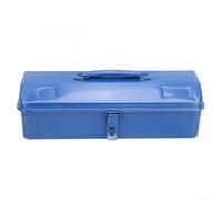 Besttoolifes Boîte à outils portable robuste en acier avec loquet sécurisé et poignée confortable pour atelier, garage et rangement d'outils ménagers (28 x 16 x 12 cm)