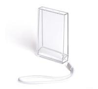 Besttoolifes Boîte de rangement transparente pour appareils photo Instax Mini 12/11/9/8/7 - Étui portable avec bandoulière pour photos de 7,6 cm, carte d'identité et banque