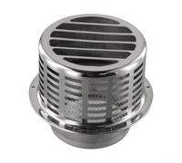 Besttoolifes Bouchon de cheminée d'échappement mural en acier inoxydable pour grille d'aération extérieure 110 mm (110 mm)